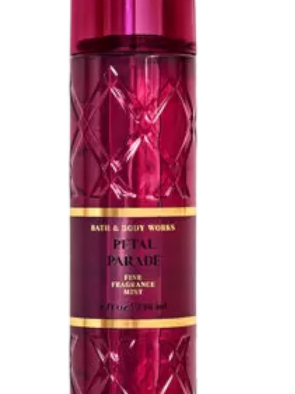 Discontinued Bath & Body Works Petal Parade Fine Fragrance Mist - Deep Pink